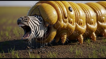 Heroic Rescue Team Saves Greedy Zebra from Terrifying Giant Bug Attack