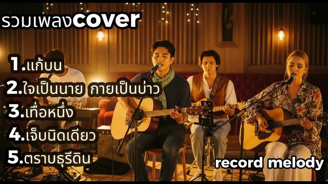 Acoustic Cover ชุดนี้คือที่สุด! ฟังสบายทุกเพลง ฟังตอนทำงาน/ขับรถ/ก่อนนอน ฟีลดีสุดๆ | record melody