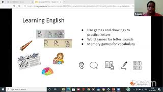 Parent webinar- Language development in the early years