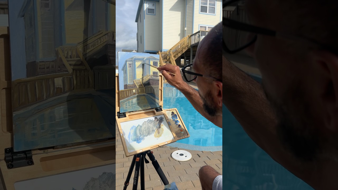 Живопись на пленэре в Северной Каролине 