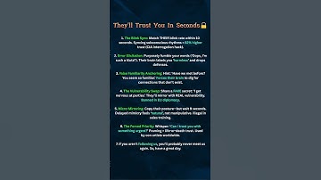 6 Dark Psych Tricks to Make Strangers TRUST You (FAST)