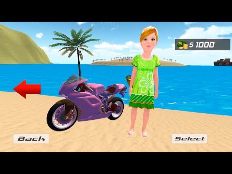 Kids Water Surfing Bike Racing - Android Gameplay