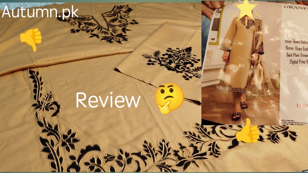 Autumn.pk  dress review