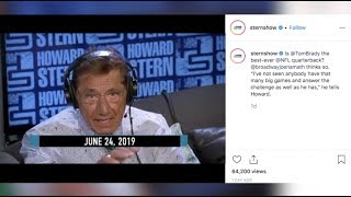Joe Namath Thinks Tom Brady Is The Greatest Quarterback