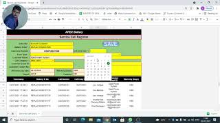 Service Call Register in Google Sheet Using Scriots and WhatsApp Automations