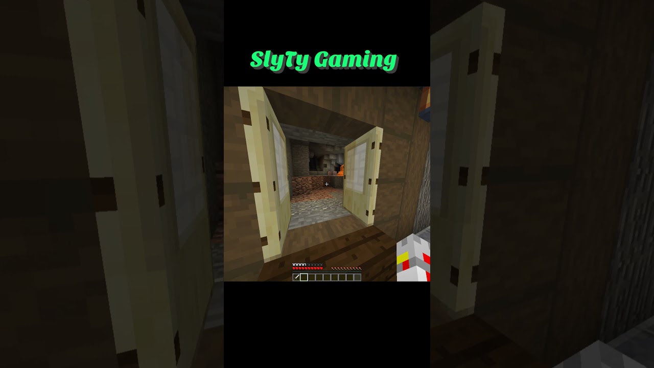 My Minecraft house leads to a scary cave dimension 