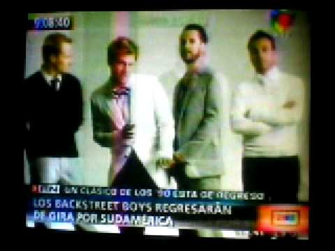 Backstreet Boys en America espectaculos con Johanna San Miguel (Peru)
