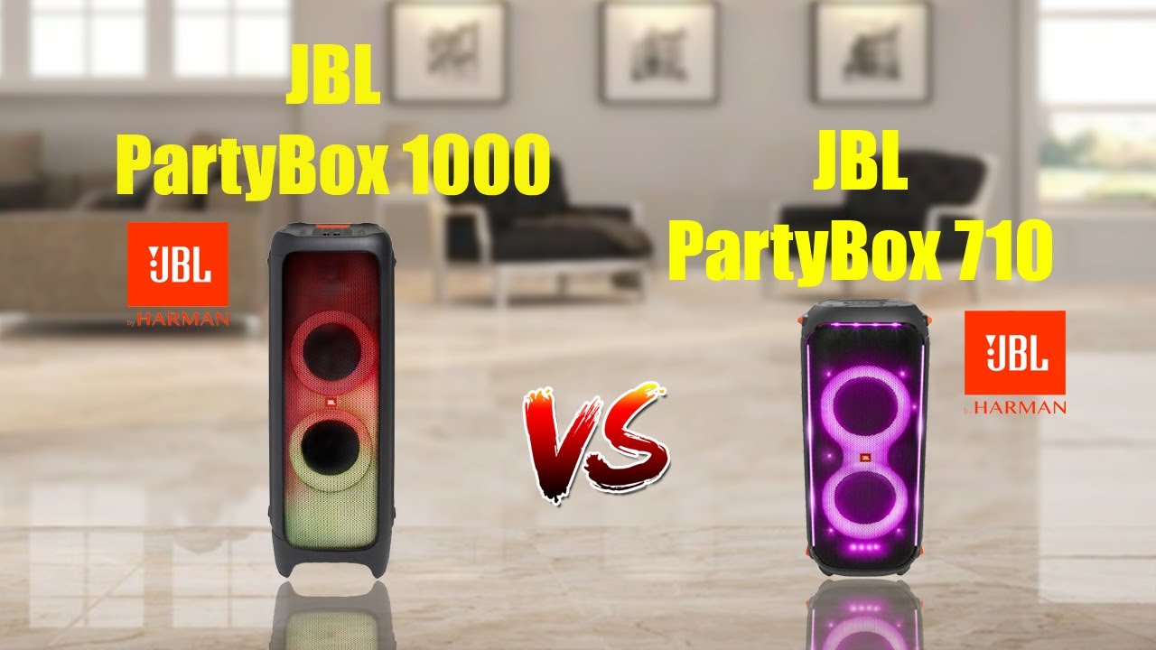 JBL Partybox 710 vs. JBL Partybox 1000 – electromodo