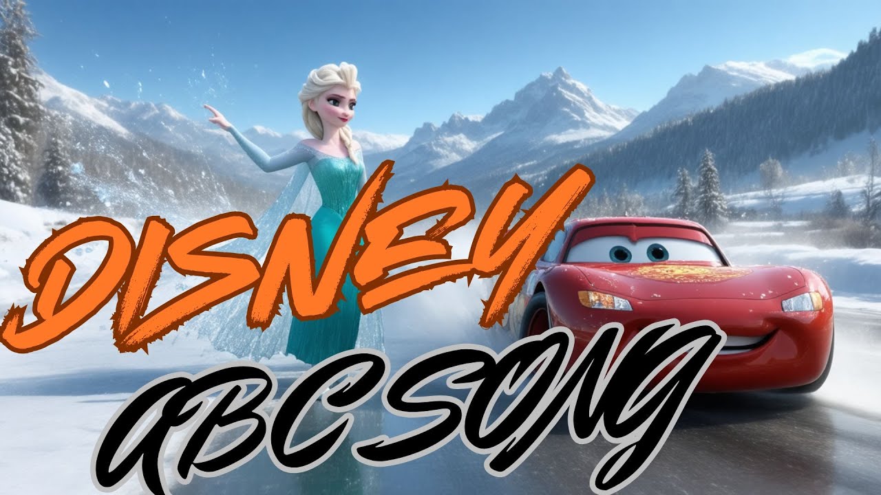 Disney ABC Song for Kids | A to Z Fun with Pixar Style Characters!