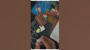 Using reed switch to detect opening and closing of a door. #pic16f877a #electronic #coding #diy