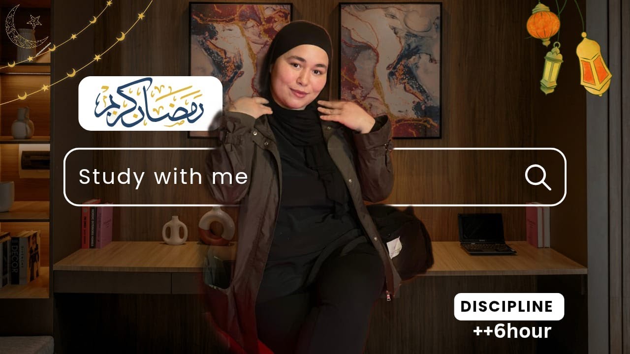 study with me Morning ☪️ادرس معي 6 ساعات بعد صلاة الفجر⚡ -بث رمضان