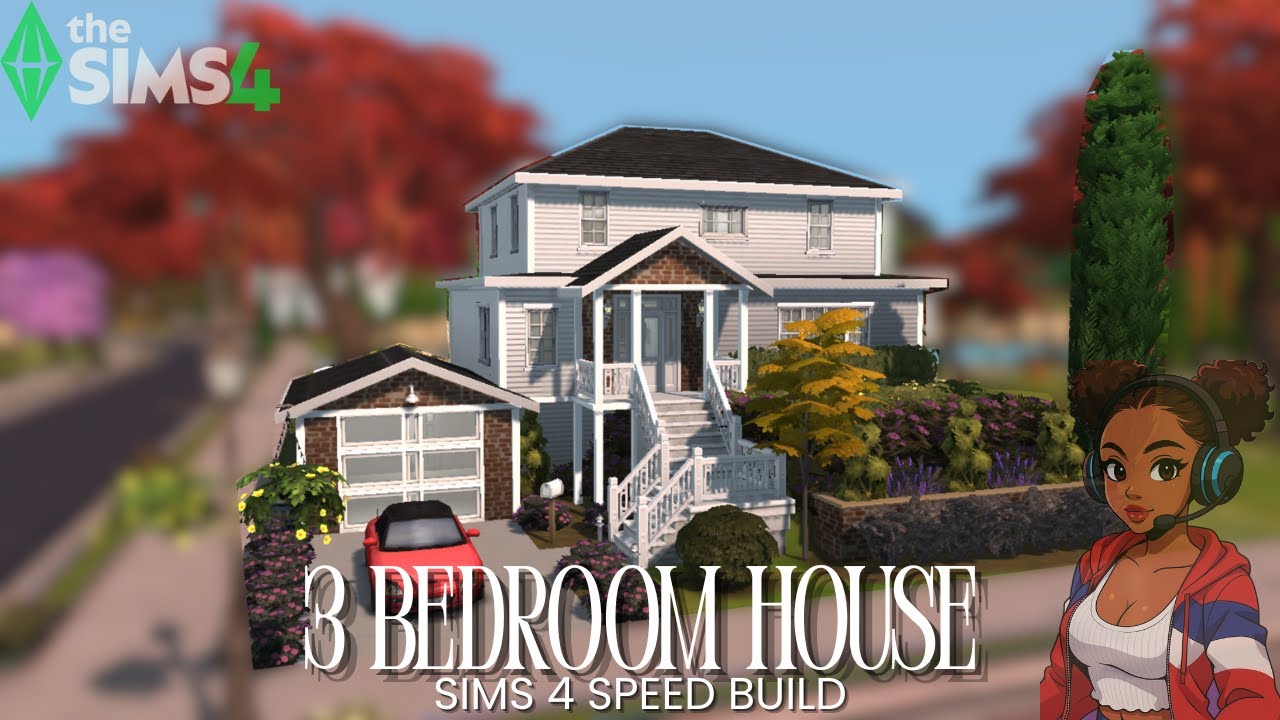 3 Bedroom House | Sims 4 Speed Build | No CC