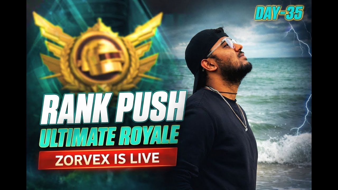 ULTIMATE ROYALE RANK PUSH TO LEGEND (DAY-35) | PUBG LIVE | FACECAM ...