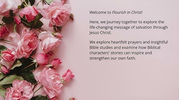 Welcome to Flourish in Christ