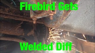 Firebird Gets Welded Diff + Burnout