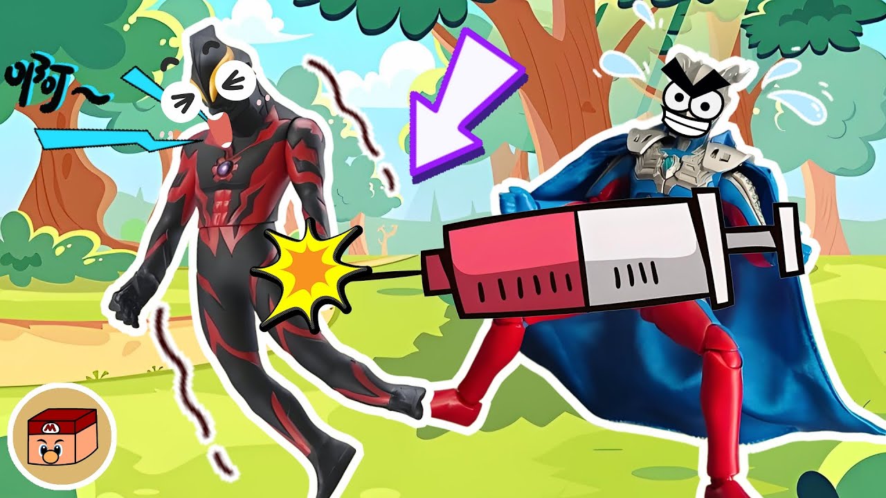 【超級奧特曼】叫你再打我！貝利亞再也不敢打賽羅了！