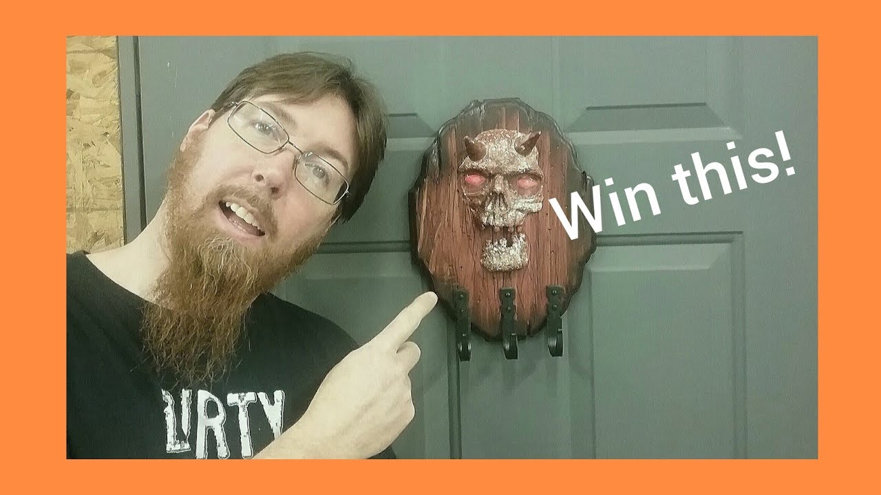 250th Subscriber BUILD( Devils Head Plaque) and GIVEAWAY!!! Cobwebs and Candlesticks