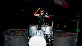 Drumming With Legos in SLOW MOTION 🤯 #shorts #youtubeshorts