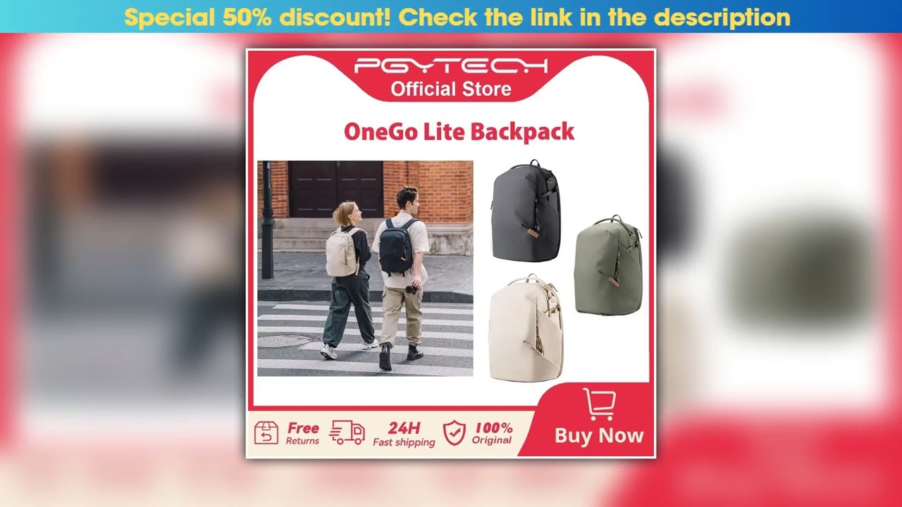 PGYTECH OneGo Lite 16L 22L Camera Backpack For Sony Canon Photographer Bag Drone Case For DJI Air