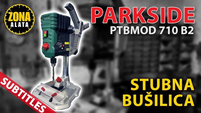 PARKSIDE PTBM 400 - UNBOXING - TEST - Bench Drill -Tischbohrmaschine 4K -  YouTube
