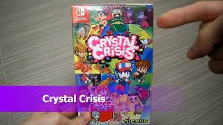 Unboxing Crystal Crisis Nintendo Switch Nicalis Limited Edition