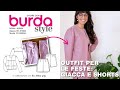 Giacca + shorts:  il tailleur moderno fai-da-te ideale per le feste!