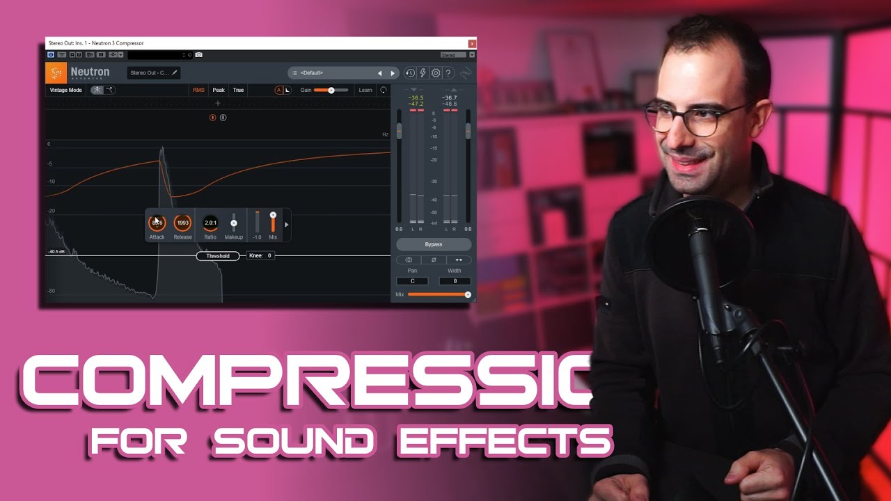 How To Use A Compressor When Designing Sound Effects - YouTube