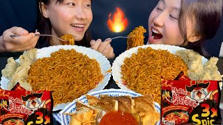 🔥BULDAK 3x SPICY 🌶️ Ramen,Momo, Cheese Sandwich||❌Failed Mukbang❌NOT CAPTURED|| Northeast Indian 
