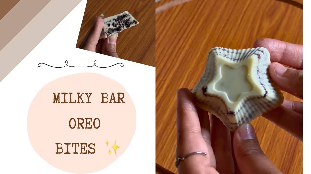 Milky Bar Oreo Bites Recipe | Easy No Bake Chocolate Dessert at Home ❤️✨. 