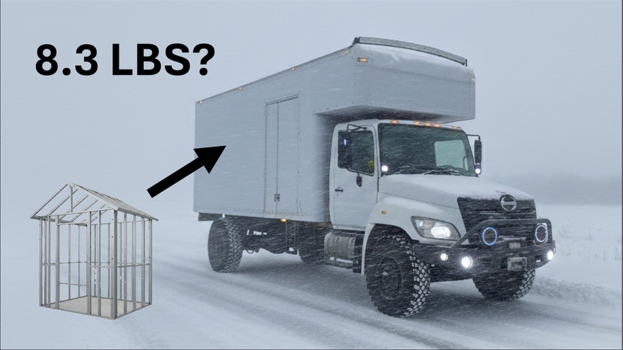 Ultra-Light Framing a 26,000lb Off-Grid RV - Tiny House Expedition Truck Build (Ep 2)