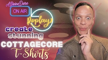 Watch Me Design A Cottagecore T-Shirt From Start To Listing Using Canva and AI