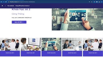 Hướng dẫn thiết kế website dạy học trực tuyến E-Learning khởi tạo từ Hoola.vn