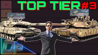 TOP TIER TANKS TIER LIST  (3/3) // War Thunder