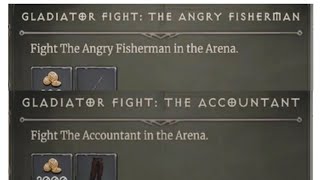 Gladiator fight : the angry fisherman and the accountant sidequest - VAMPIRE'S FALL 2