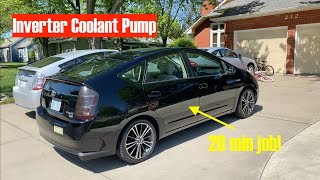 Replacing Inverter Coolant Pump on a Second Generation Toyota Prius *20 min Fix!*