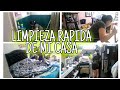 ✨✅LIMPIEZA RAPIDA DE MI CASA 🏠 + MOTIVATE 😊 #limpiezarapida