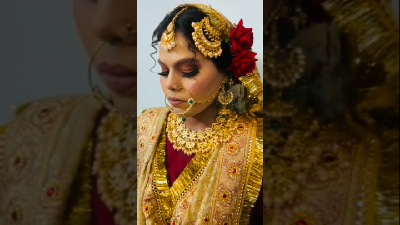 BRIDAL MAKEUP WITHOUT ANY FILTER  ||  LONG-LASTING MAKE-UP  || BEAUTIFUL BRIDE  || PAKISTANI LOOK