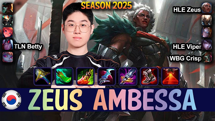 HLE Zeus AMBESSA vs GANGPLANK Top - Patch 25.13 KR Ranked | lolrec