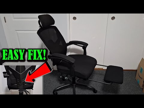 Fix Back Desk How To Fix A Loose Back On An Office Chair