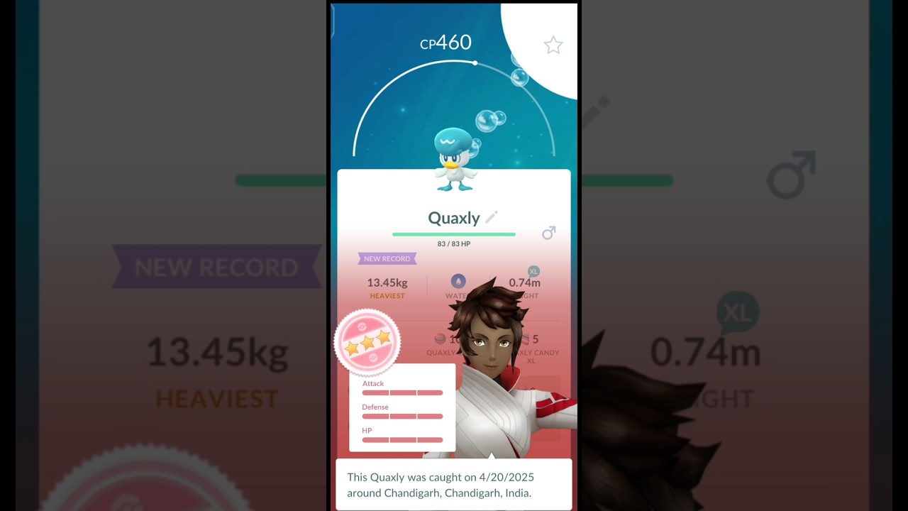 Luckiest Catch EVER?? 100 IV Quaxly! 🔥