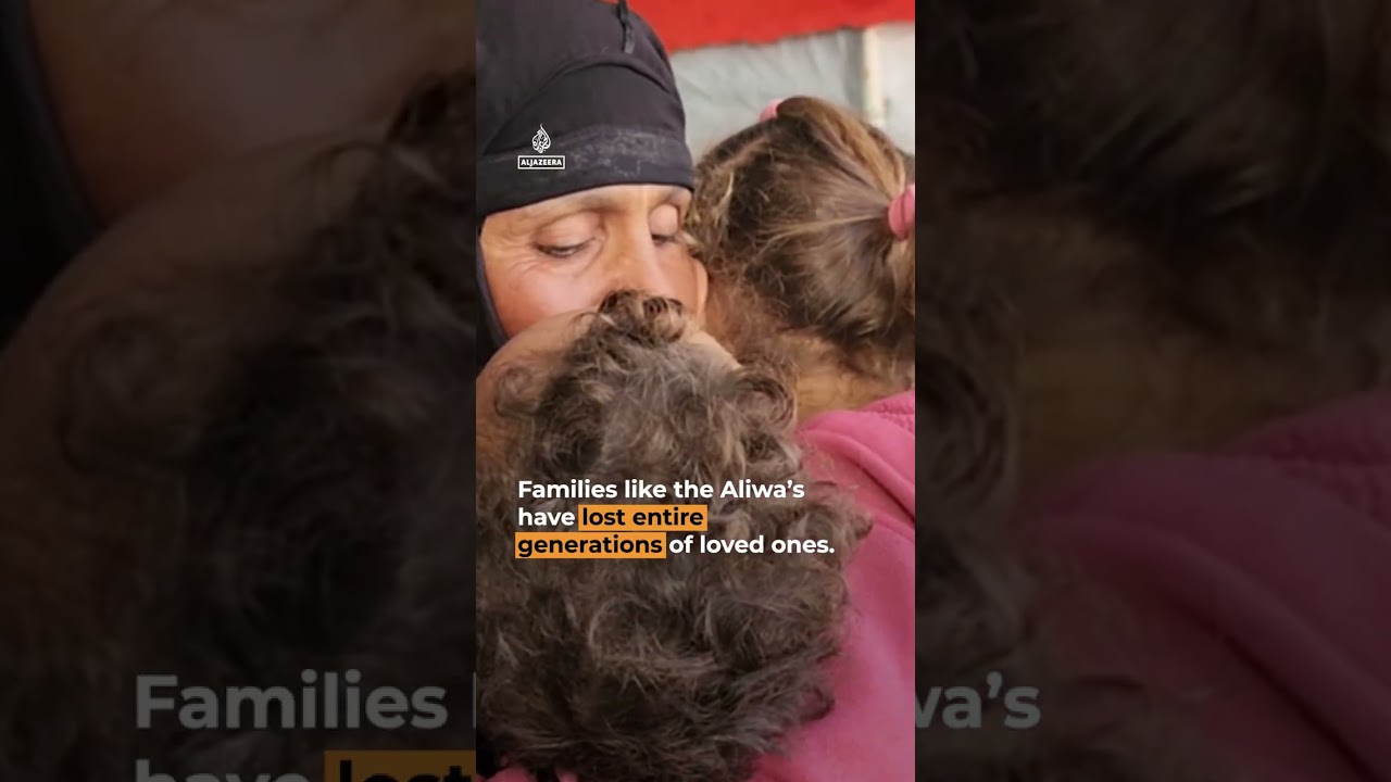 Grandparents raising 36 children after losing sons in Gaza war | AJ #shorts