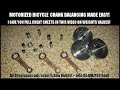 Motorized bicycle crank balancing made easy cheat sheet weights