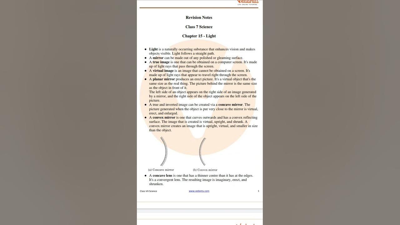 Class 7 Science Chapter Light Notes Light Class 7 Complete Notes Optics class-7-science-chapter-light-notes-light-class-7-complete-notes-optics