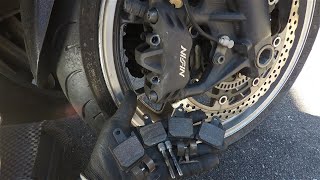 2011 Kawasaki Concours 14: Front Brake Pad Removal and Install