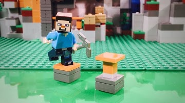 LEGO Minecraft Piston!
