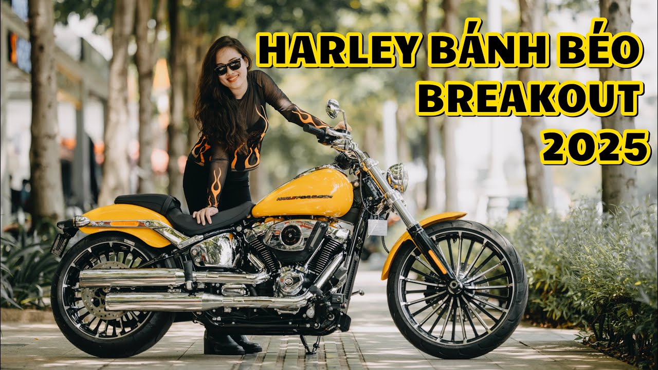 HARLEY BÁNH BÉO BREAKOUT 2025 | Cận cảnh mẫu xe Harley bán chạy nhất tại Harley-Davidson East Saigon