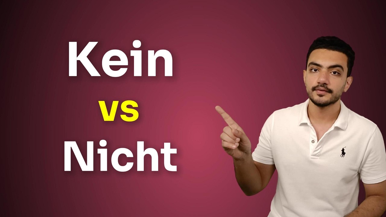 شرح طريقة النفي في اللغة الألمانية .15