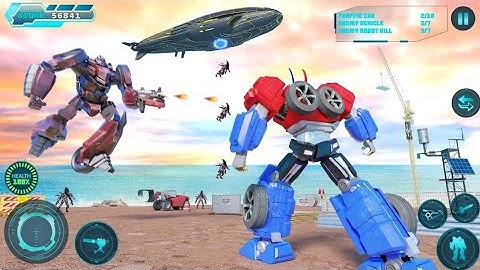 Bumblebee multiple Transformation jet robot car game 2022||part 2|| - android gameplay