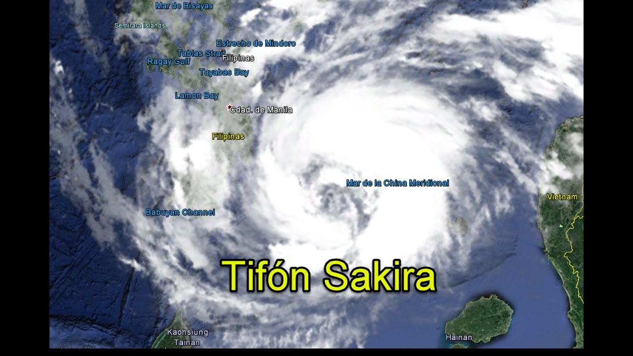 Tifón Sakira deja muertos y miles de damnificados en Filipinas. ultima hora pr