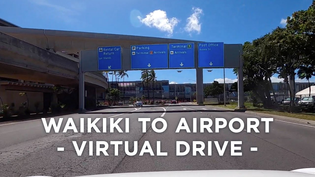 Waikiki To Honolulu Airport Virtual Drive YouTube